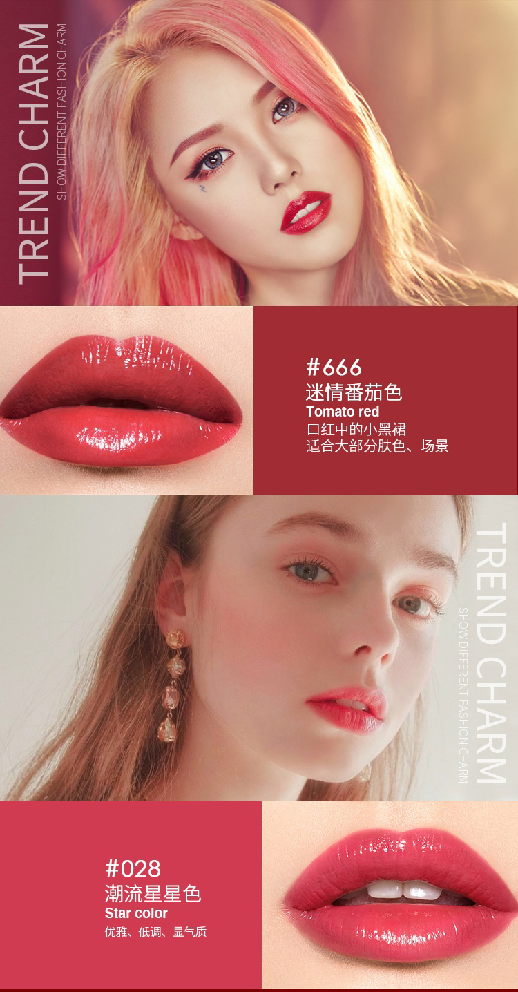 dior迪奥烈艳蓝金口红028珊瑚红滋润款女士不色变色唇膏35g