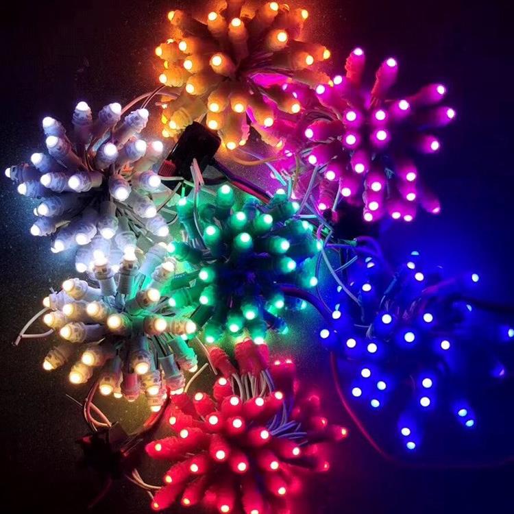 穿孔灯5v招牌发光字灯珠外露灯串12v灯串9mm外漏灯发光字灯