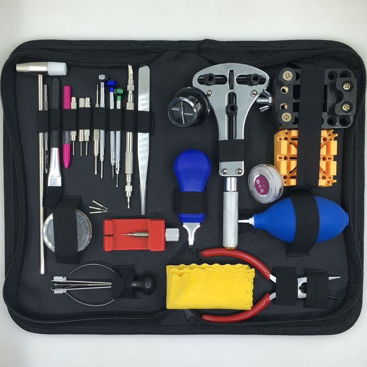 定做修表工具套装钟表拆卸工具拆表开表组合手表维修工具包