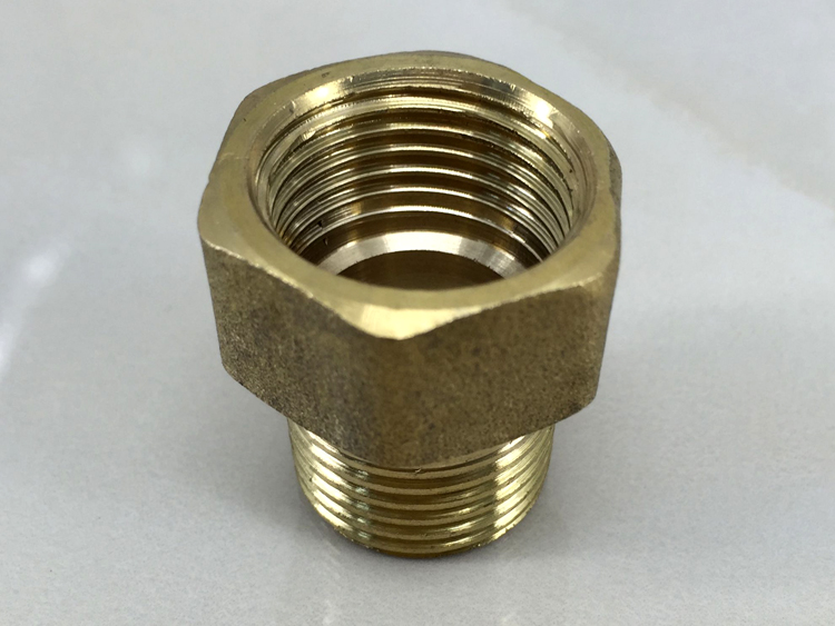 全铜内外丝直接三通双外丝对丝铜接头4分6分铜接头转变头转换头四分对