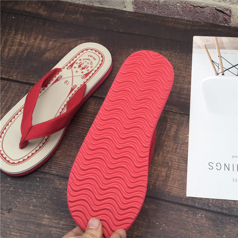 海马牌人字拖男士夏季防滑户外凉拖夹脚拖鞋男休闲耐磨防滑沙滩鞋藏青