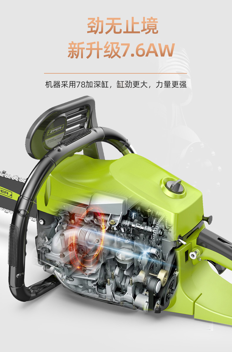 定做油锯伐木锯汽油锯小型电锯家用多功能电锯大功率电据链锯工程款