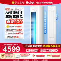 海尔(Haier)空调柜机净省电2匹p变频冷暖新一级智能客厅大风口节能省电KFR-50LW/E1-1
