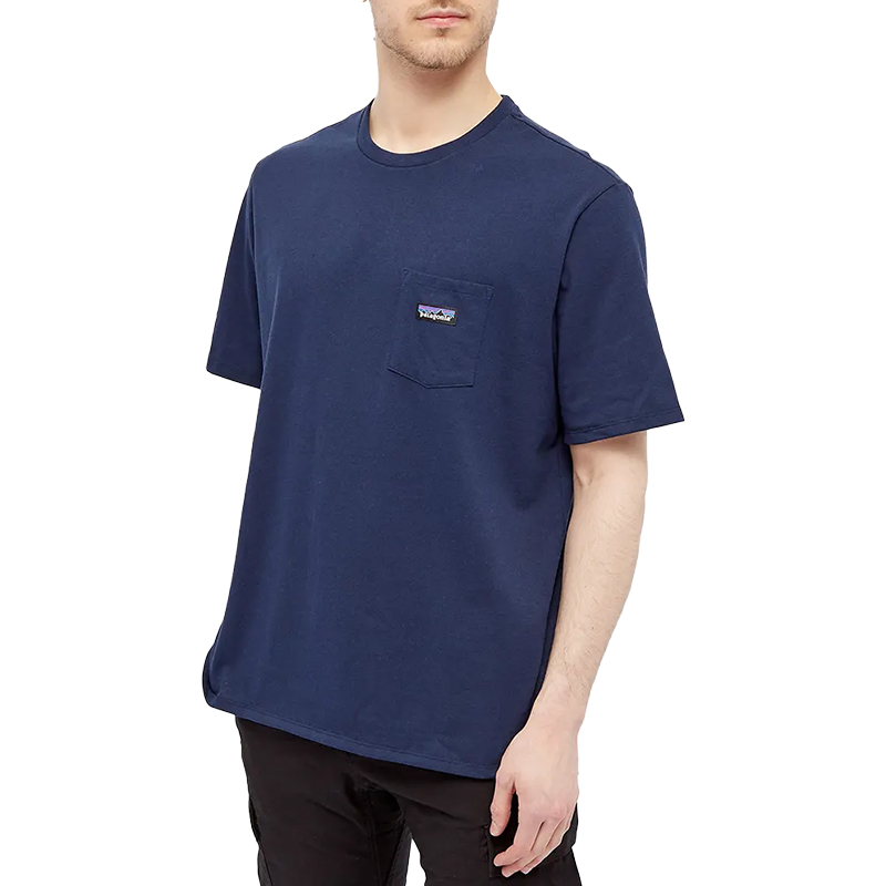 patagonia巴塔哥尼亚短袖p6logo男士口袋经典快干休闲t恤37406