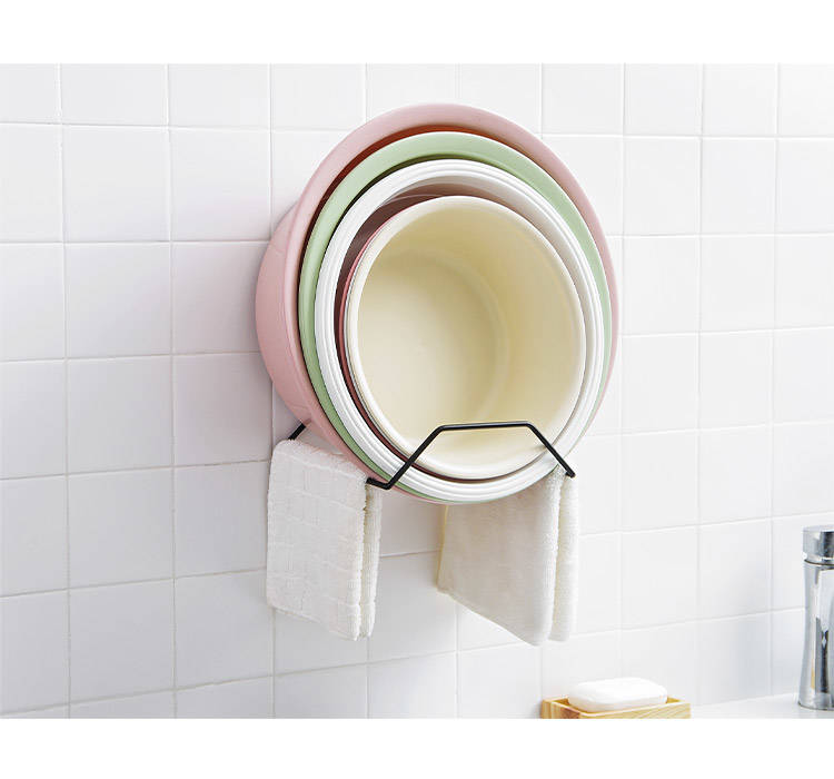 放盆架水盆宿舍面盆架挂稳固挂钩盆架子脸盆架卫生间壁挂神器墙壁