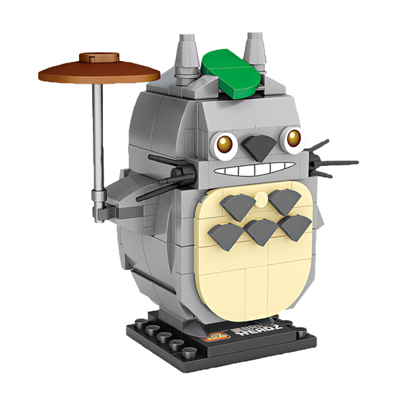 loz俐智龙猫益智拼插拼接积木不兼容乐高积木儿童玩具热门ip