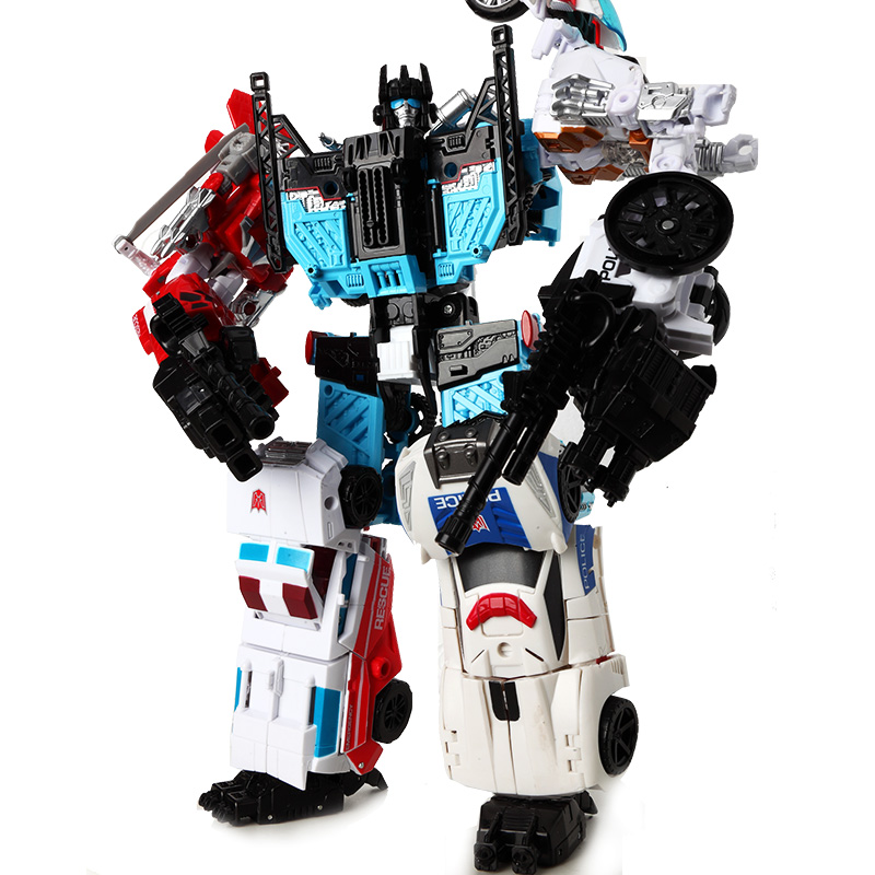 大无畏混天豹守护神变形玩具金刚合体变形汽车机器人模型手办男孩