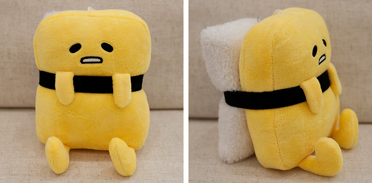 日本gudetama懒蛋蛋挂件鸡蛋君懒懒蛋蛋君蛋君毛绒公仔吸盘车饰