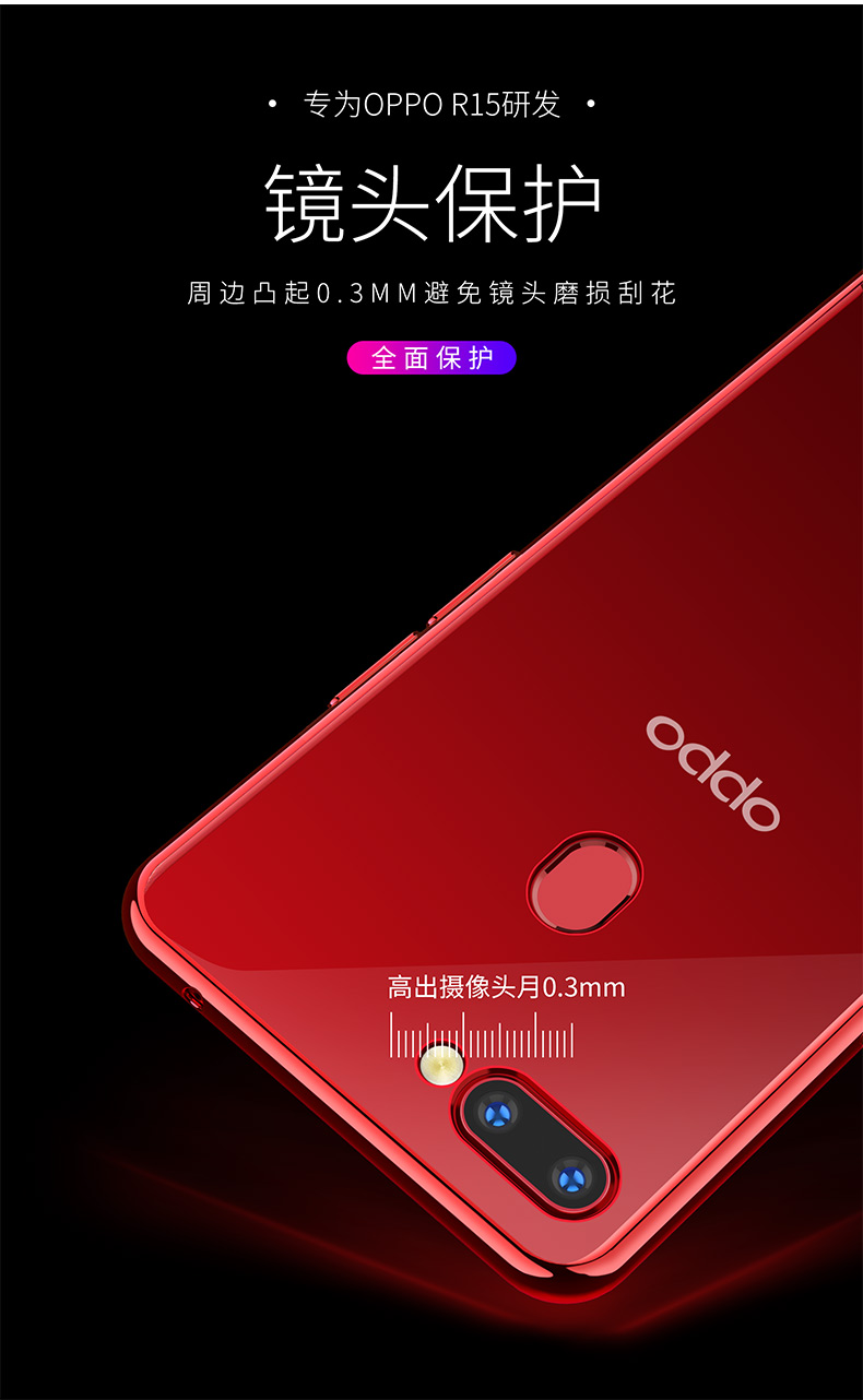 oppor15无指纹孔手机壳图片