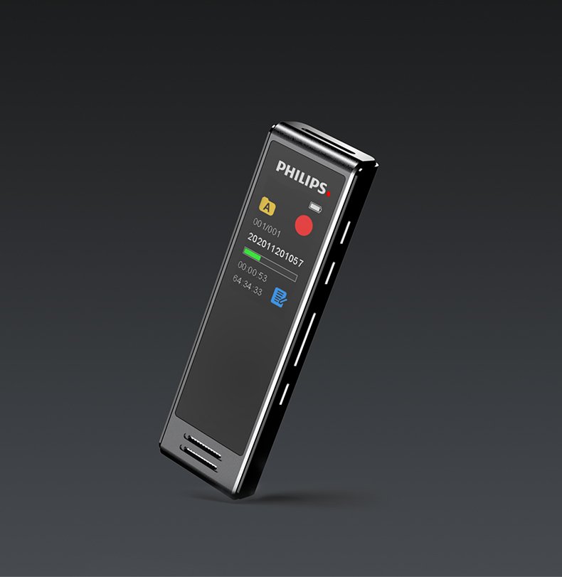 飞利浦ai录音笔转汉字vtr5102pro专业高清降噪可实时转文字翻译学生