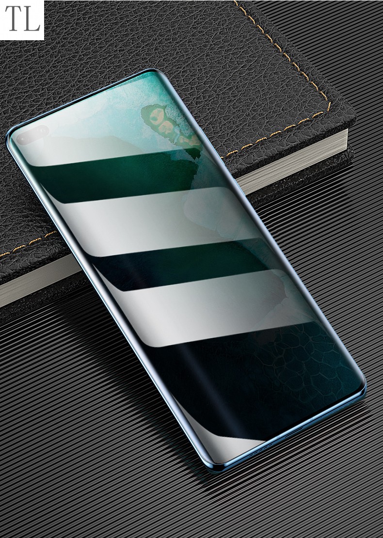 荣耀v30钢化膜防窥华为荣耀v30pro防窥膜曲面全屏覆盖v30手机原装水凝