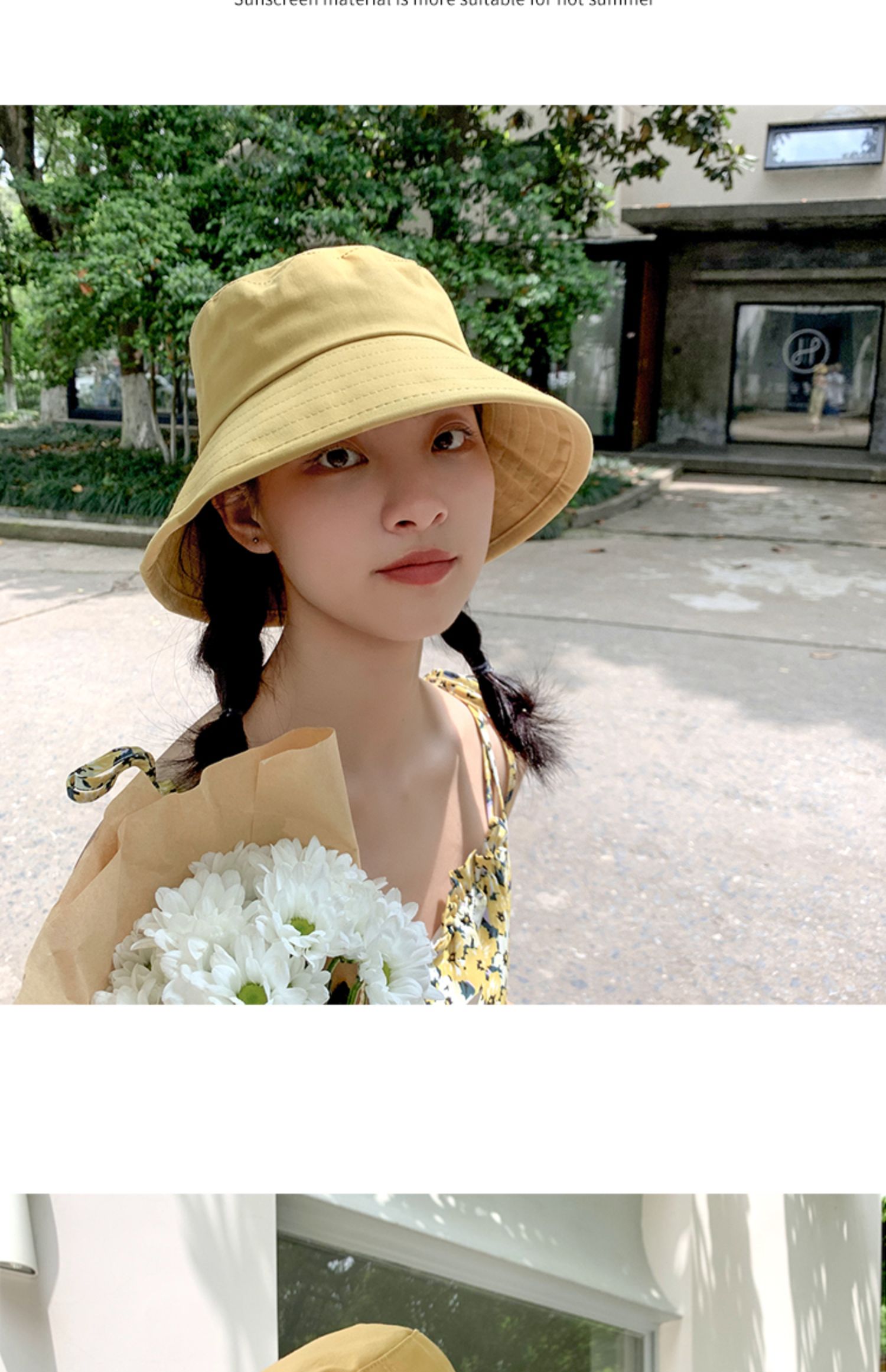 suntek渔夫帽夏季太阳帽韩ins潮网红百搭日系遮阳帽子女春秋防晒水桶