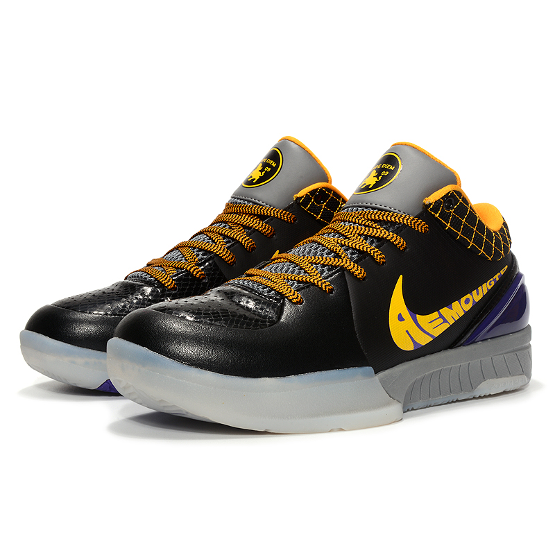 unico power篮球鞋 科比4代 kobe4黑曼巴复刻版男鞋 涂鸦季后赛运动