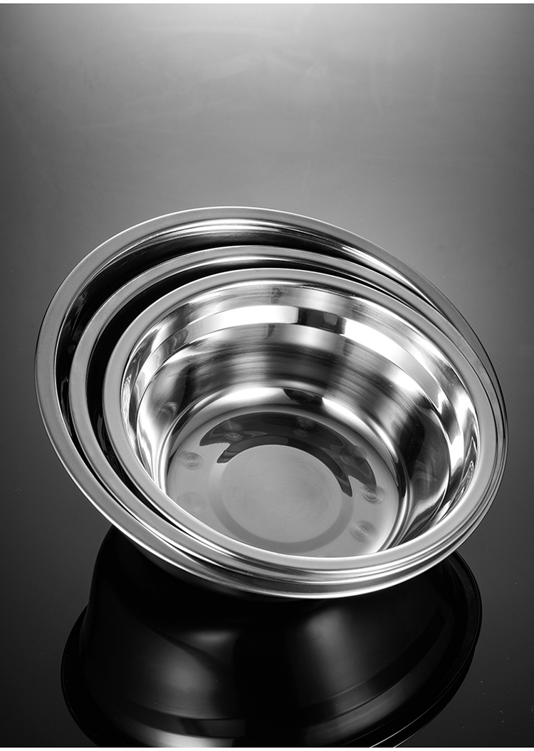 不锈钢盆汤盆汤碗食堂碗汤碗圆盘碟子不锈钢餐盘