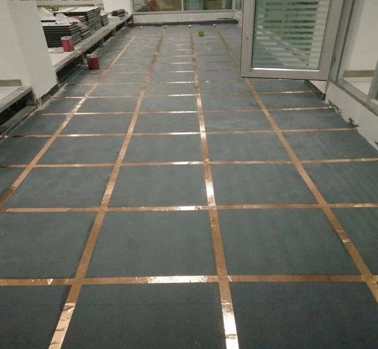 定做 静电地板铜箔 防静电地板铜箔600 600铜带接地机房龙骨箔支架
