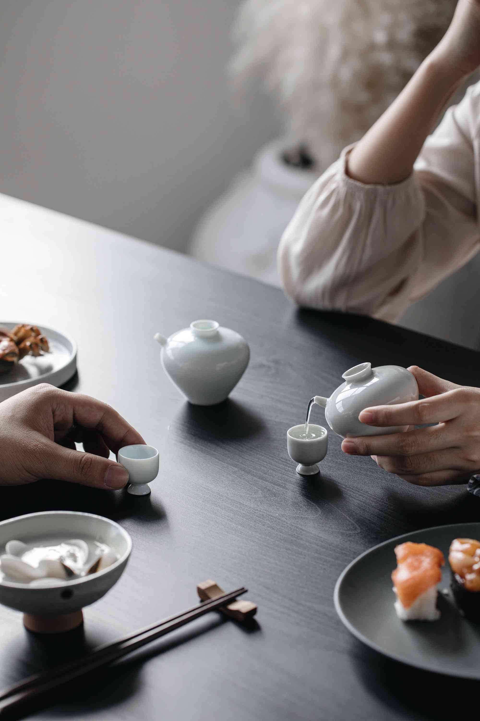 hkpz 礼盒日式小酒壶陶瓷小酌酒具套装一壶一杯一人饮专用家用酒器