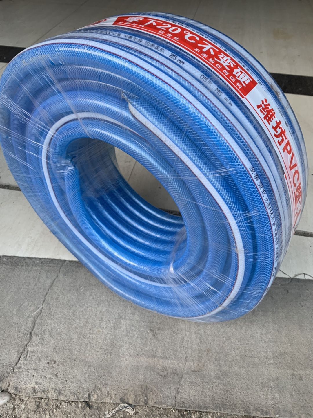 蓝管子水龙头6分4分软管水管园林蛇皮管洗车管防冻尼龙管增强软管