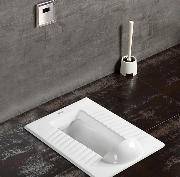 东陶(toto)蹲便器cw7bcw8rbdc603vlfr冲洗阀蹲坑带水箱蹲厕工程大便器