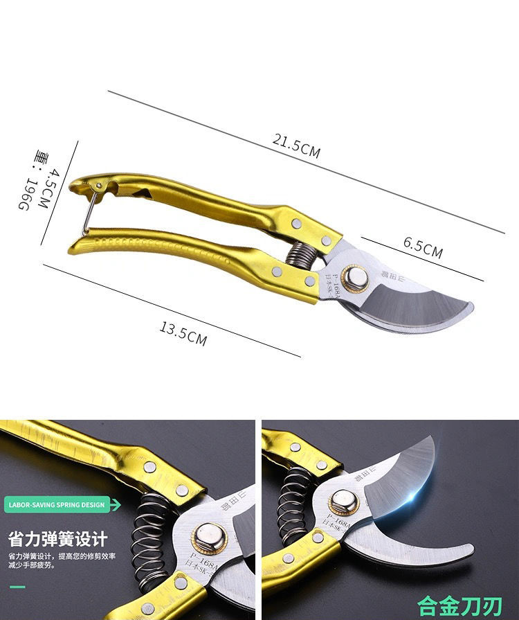 原装日本进口sk5果树修枝剪刀强力园艺修剪树枝园林省力修花枝剪原装