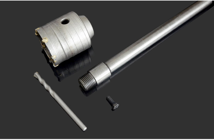 电锤墙壁开孔器套装混凝土扩孔器安装水管打孔空心钻头