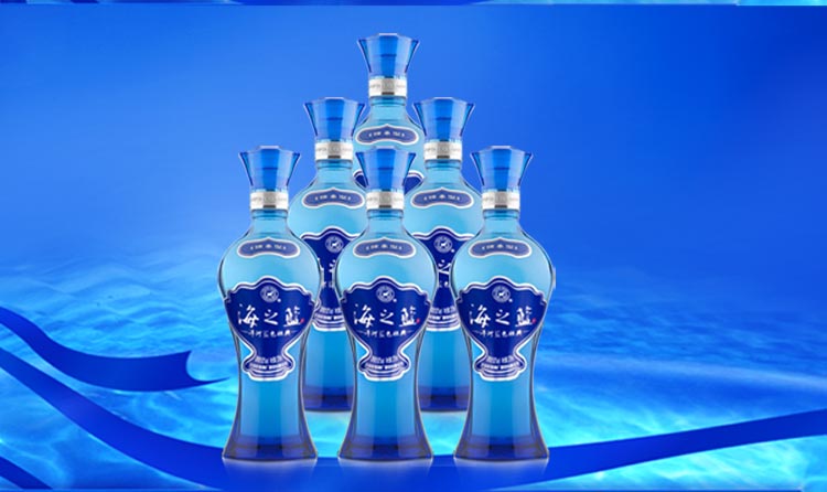 洋河yanghe蓝色经典海之蓝52度375ml6瓶整箱浓香型白酒