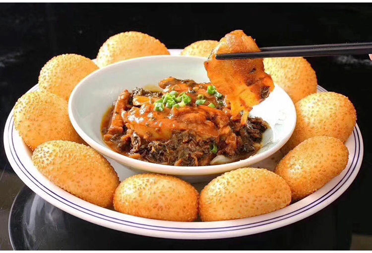 空心馍特色小吃酒店餐厅冷冻半成品美食饭店点心面食油炸即食烧饼