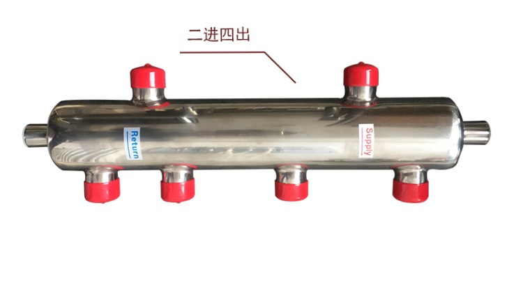 定做 地暖分压混水罐 壁挂炉 不锈钢去藕罐去耦罐耦合罐地暖水力分压