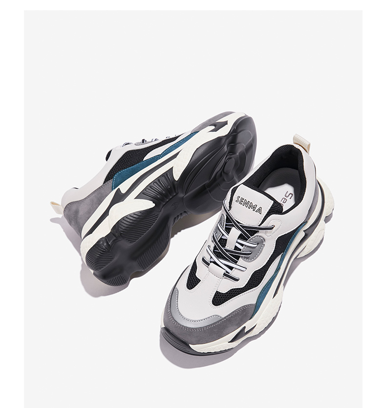 森马2019老爹鞋女网红ins潮显脚小秋冬拼色学生厚底增高运动