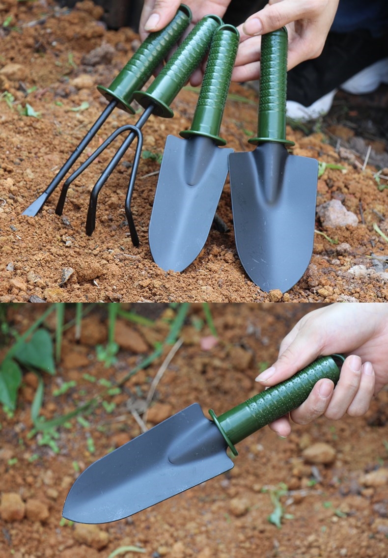 园艺工具种花家用松土种菜铲子古达种植小型铁铲户外挖土拔草套装