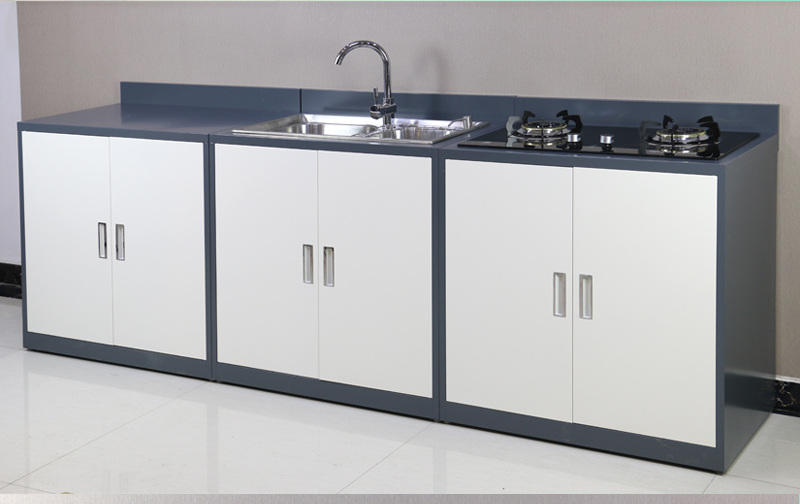 厨房灶台柜简易橱柜宿舍用燃煤气灶柜农村家用改造厨房出租房橱柜