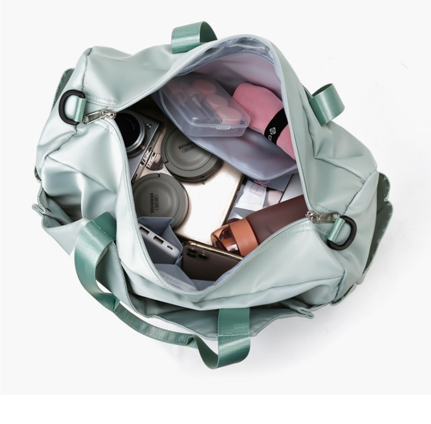 福源短途出差旅行包女大容量手提伸缩旅游包行李收纳袋轻便瑜伽运动