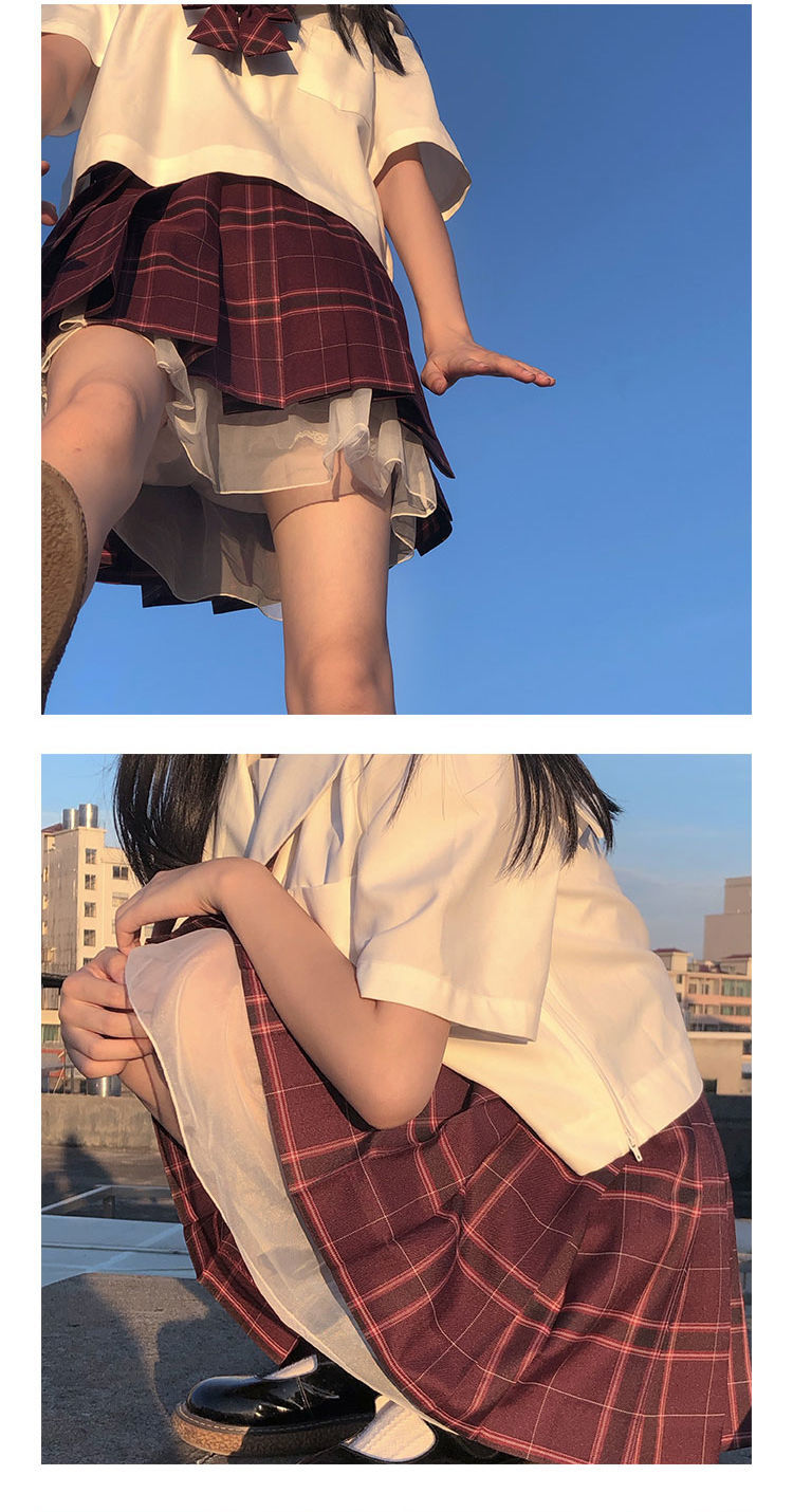 jk安全裤防走光不卷边蕾丝网纱打底裤裙lolita薄款日系可爱蓬蓬裙波点