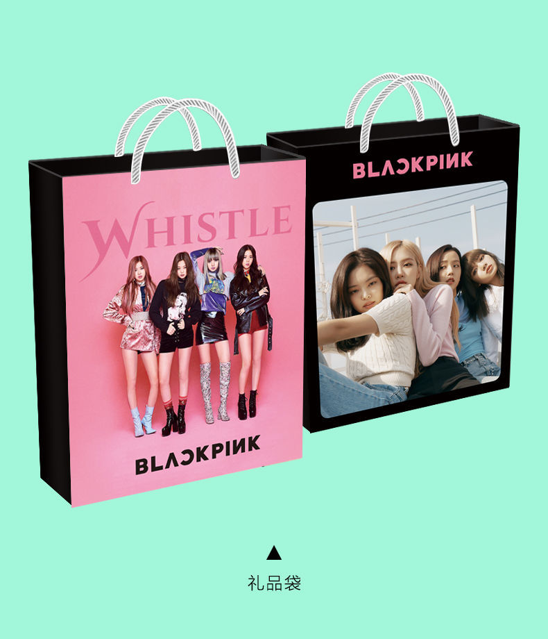 blackpink新专辑金智妮lisa金智秀rose写真集周边签名海报明信片全新