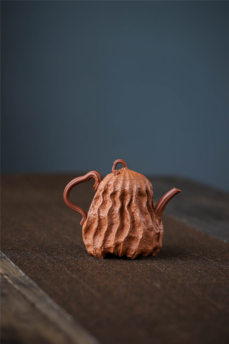 蕙韵荷香宜兴全手工紫砂壶仿生器降坡泥家用潮汕小容量工夫茶具茶壶