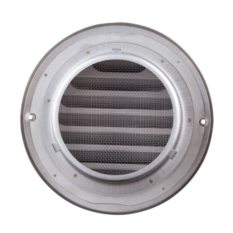 定做浴霸换气扇不锈钢外墙风帽防虫网罩不锈钢排风帽80mm200mm