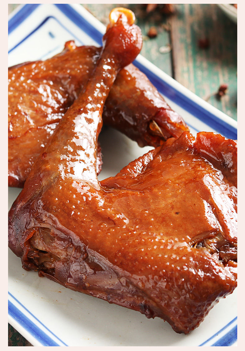 汶优香(wenyouxiang)卤味小食 2-10个100g大鸭腿 鸡腿麻辣腿卤味零食