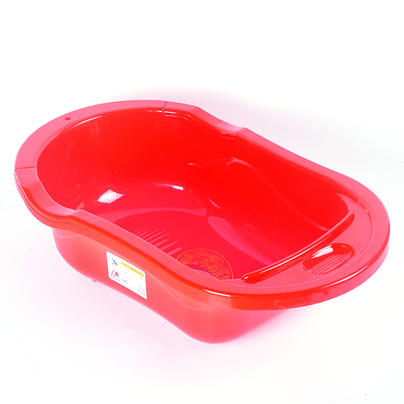 三维工匠婚庆用品大红盆喜事浴盆宝宝浴盆大号特加厚婴儿新生儿洗澡