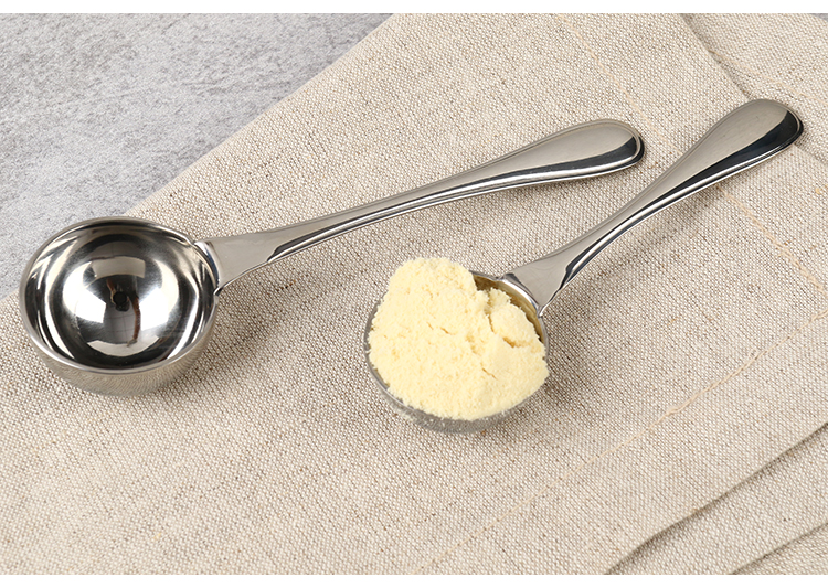 dao304不锈钢量勺 咖啡豆粉果粉奶粉计量勺液体量勺子 15ml/25ml/l0g