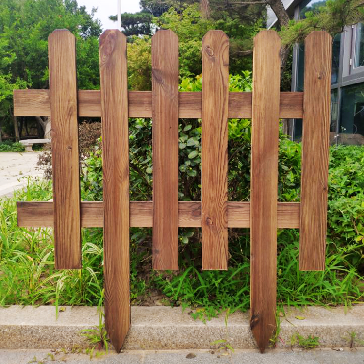 花园草坪防腐木栏杆护栏围栏栅栏小篱笆院子装饰庭院隔断户外室外园艺