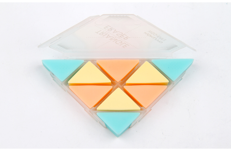 日本角角乐橡皮擦学生擦得干净 绘画素描细节多角美术橡皮擦 儿童铅笔