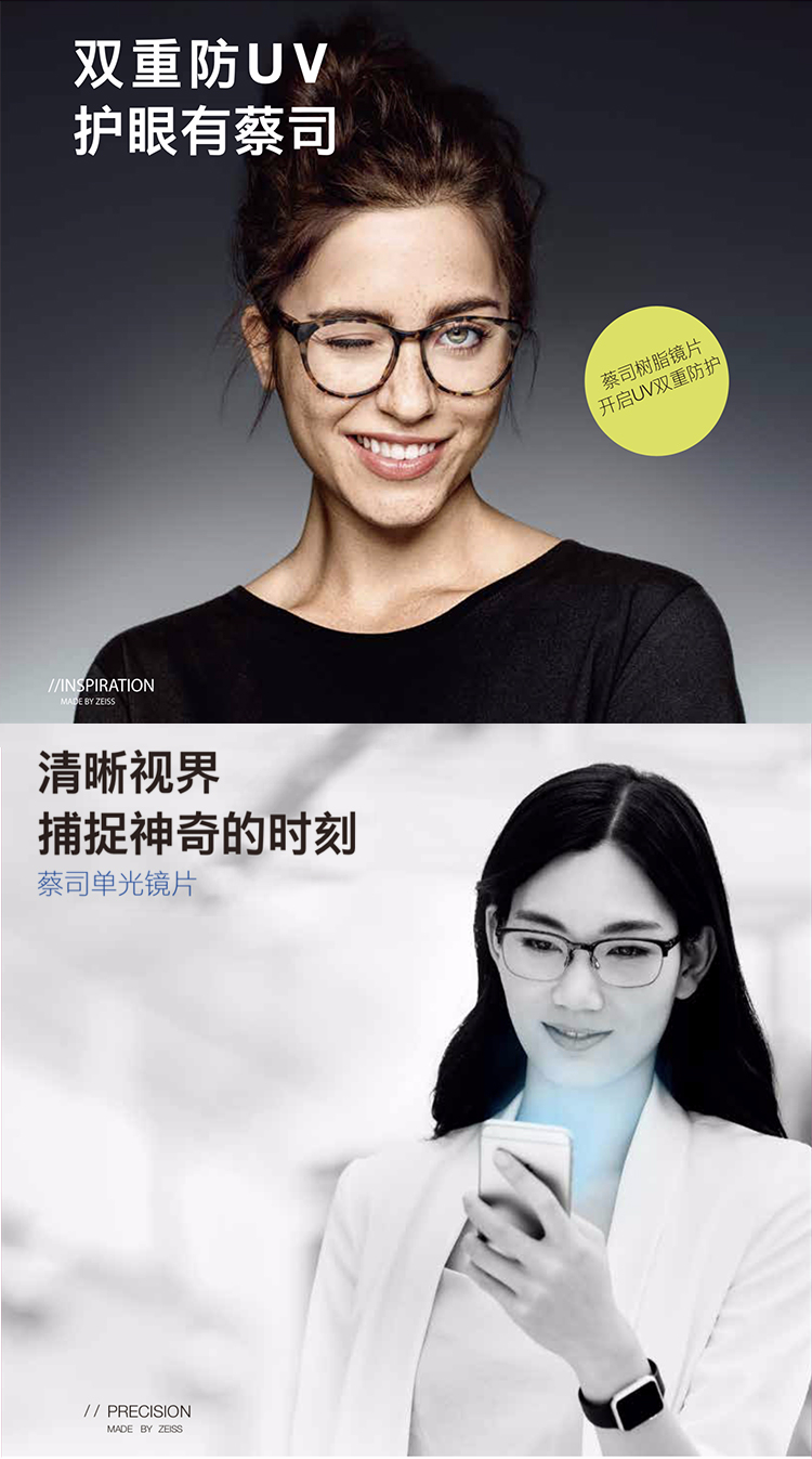 74非球面钻立方防蓝光膜树脂远近视配镜一片装