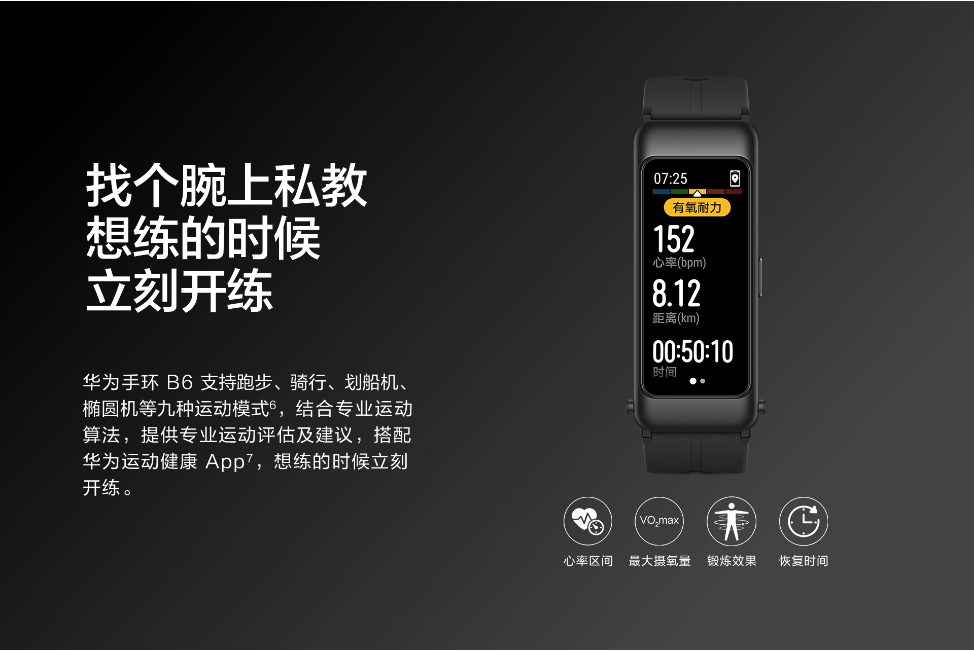 华为手环b6智能通话手环3d弧面触控彩屏心率血氧监测睡眠分析运动检测