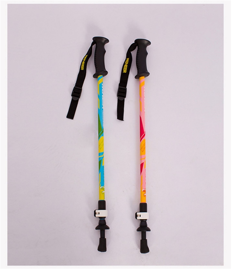 开拓者儿童登山杖_超轻伸缩手杖_超轻健走爬山拐杖户外旅行装备