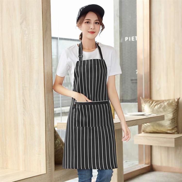 围裙吊带围裙厨房餐厅咖啡厅服务员挂脖围裙男女厨师加厚全身围裙