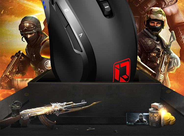 cf专用宏鼠标有线一键瞬狙自动压枪驱动电竞游戏穿越火线刺激战场