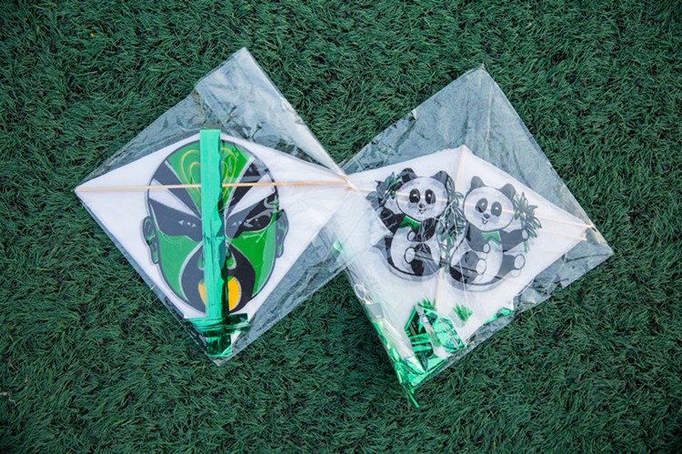 潍坊爱淘风筝十字串风筝儿童宝宝卡通风筝菱形串式风筝微风易飞创意