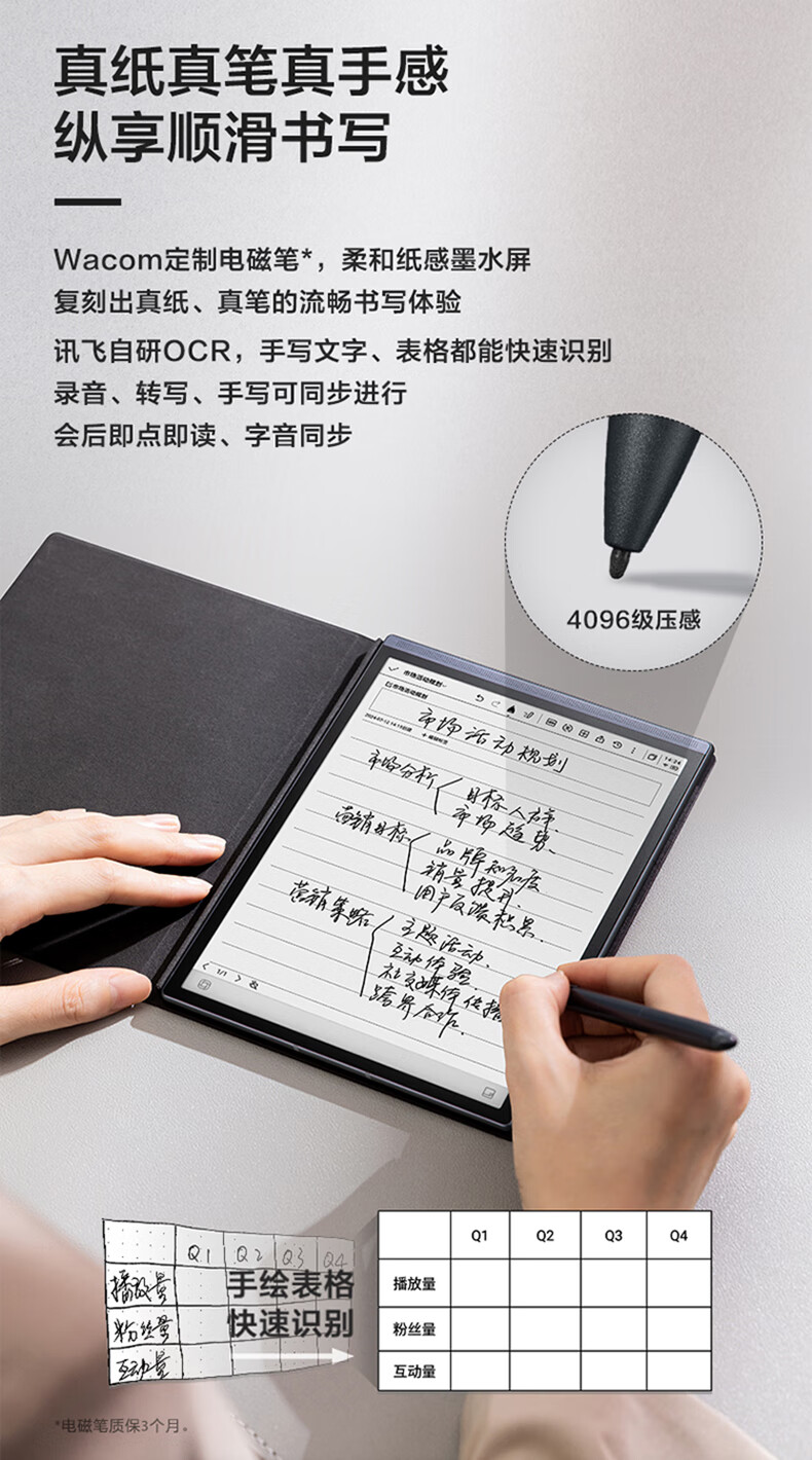 科大讯飞[重磅新品]智能办公本Air 2 8.2英寸电子书墨水屏电纸书