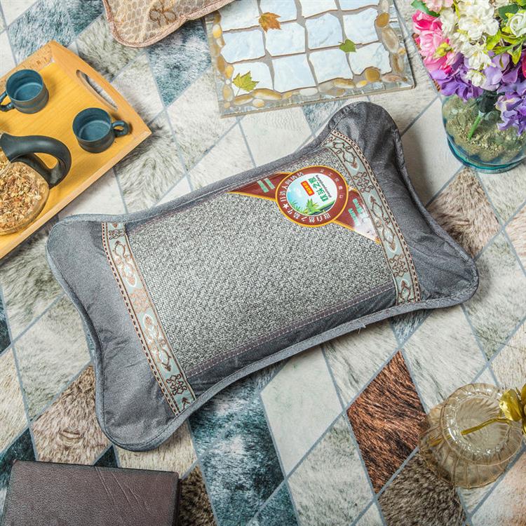 藤草枕头枕套茶叶茉莉花竹叶填充成人儿童冰丝透气舒适单人用双面