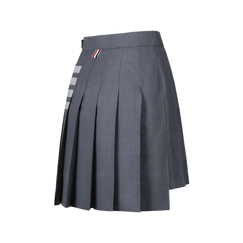 汤姆布朗thombrowne女士羊毛百褶短裙fgc402v06146