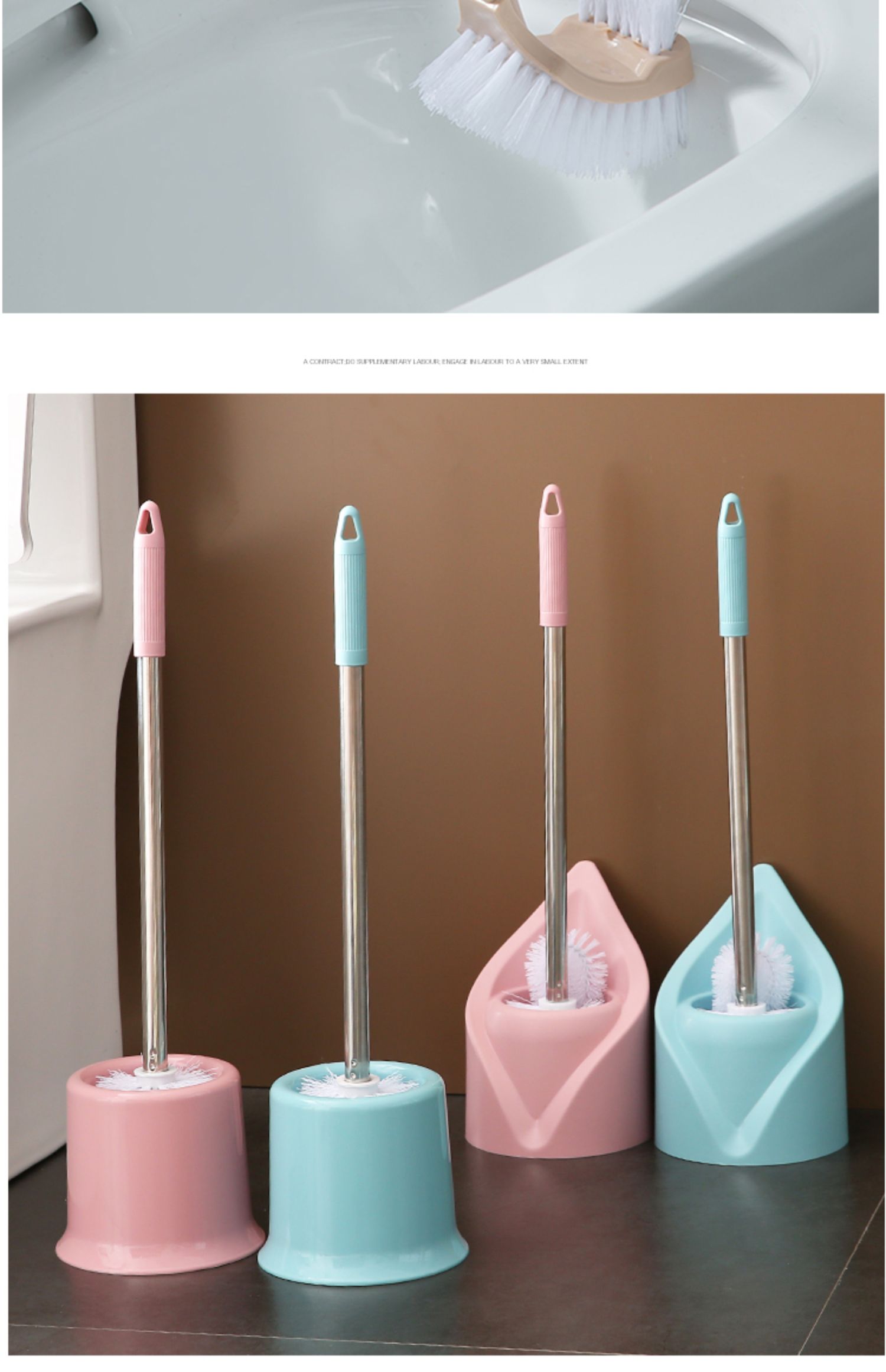 马桶刷套装坐便器清洁刷挂墙式长柄洗厕所刷子卫生间无死角马桶刷